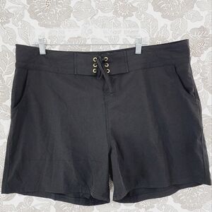 La Blanca Women's Swim Shorts Size XXL black board shorts waterproof coverup